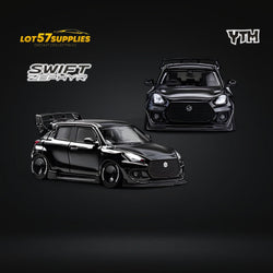 YTM Suzuki Swift 3rd Gen Zephyr Modified Version Rear Engine Concept Black Knight 1:64 (ONLINE ORDER ONLY)
