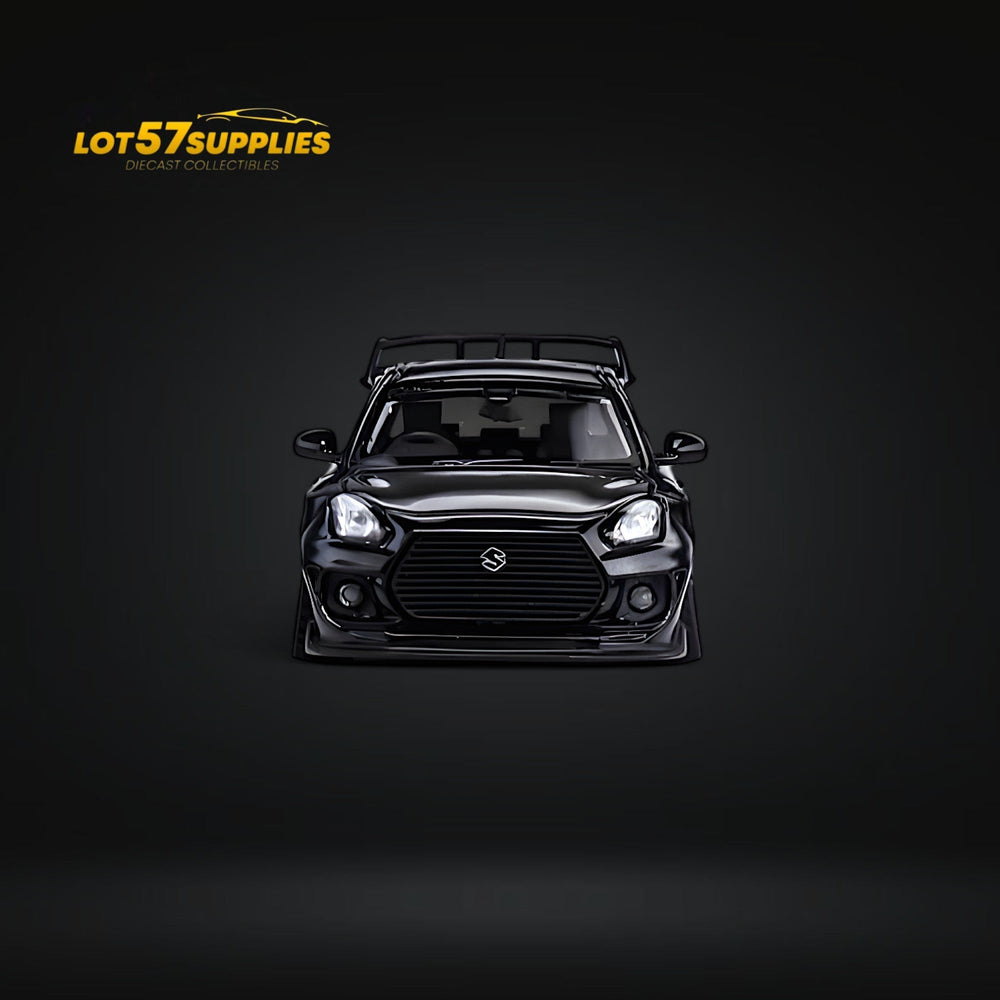 YTM Suzuki Swift 3rd Gen Zephyr Modified Version Rear Engine Concept Black Knight 1:64 (ONLINE ORDER ONLY)