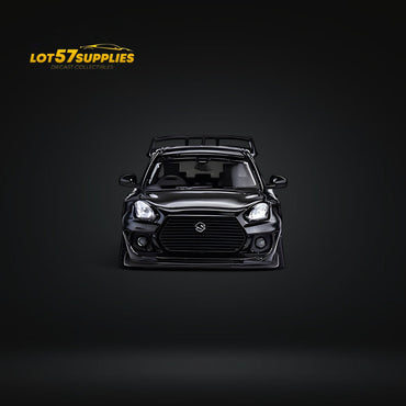 YTM Suzuki Swift 3rd Gen Zephyr Modified Version Rear Engine Concept Black Knight 1:64 (ONLINE ORDER ONLY)