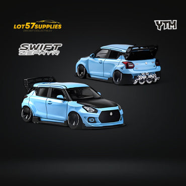 YTM Suzuki Swift 3rd Gen Zephyr Modified Version Rear Engine Concept SKY BLUE 1:64 (ONLINE ORDER ONLY)