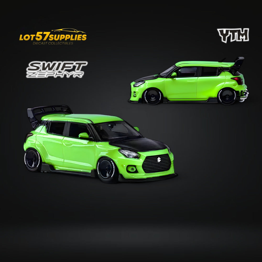 YTM Suzuki Swift 3rd Gen Zephyr Modified Version Rear Engine Concept GREEN 1:64 (ONLINE ORDER ONLY)