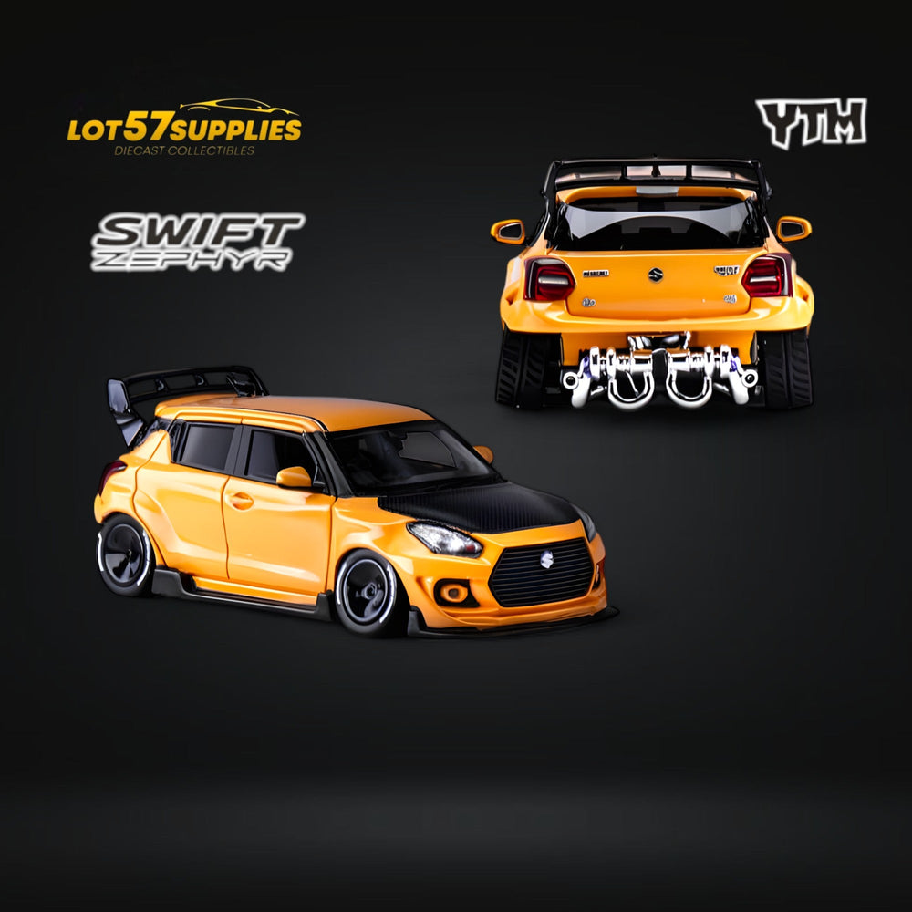 YTM Suzuki Swift 3rd Gen Zephyr Modified Version Rear Engine Concept Orange 1:64 (ONLINE ORDER ONLY)