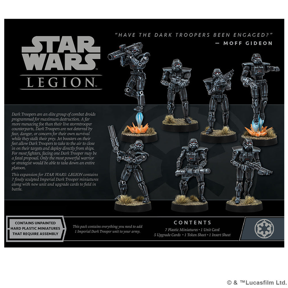 Star Wars Legion: Dark Troopers Unit Expansion (ONLINE ORDER ONLY)