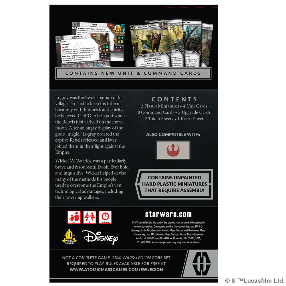 Star Wars Legion: Logray & Wicket Commander Expansion (ONLINE ORDER ONLY)