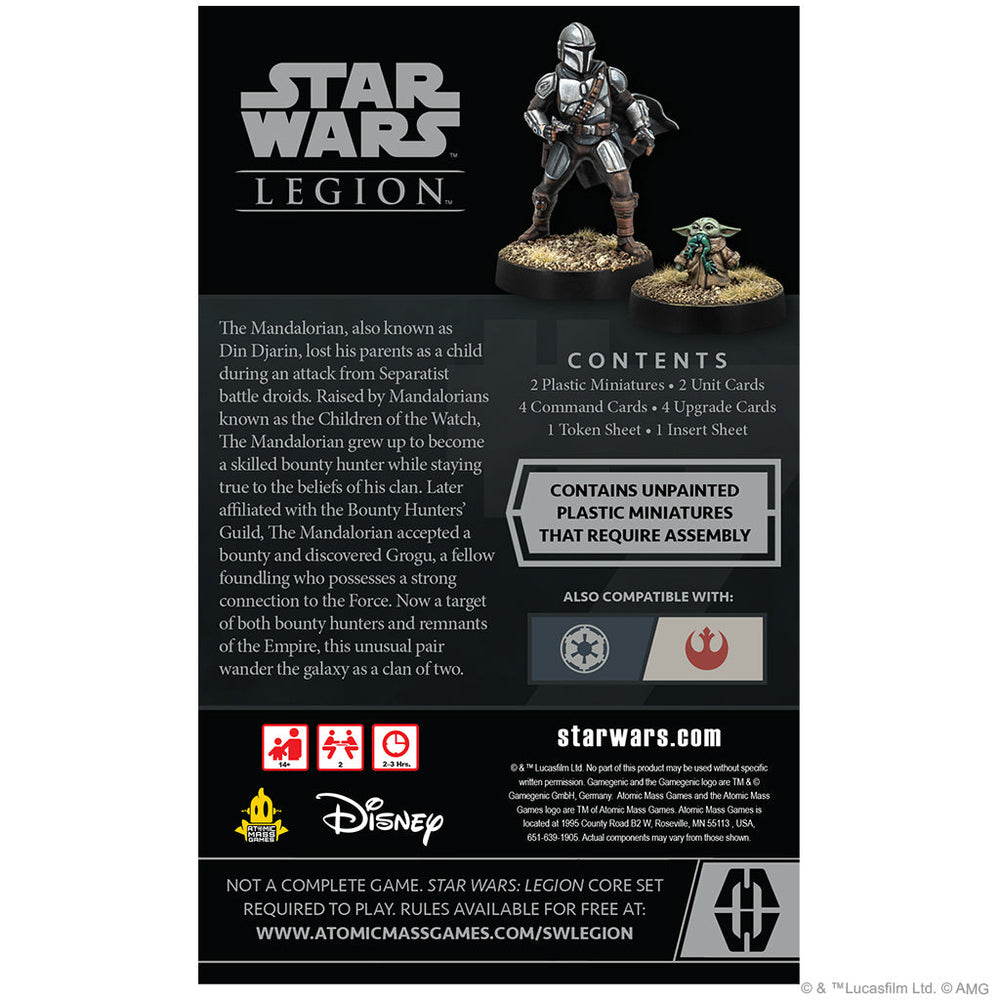 Star Wars Legion: Din Djarin & Grogu Operative Expansion (ONLINE ORDER ONLY)