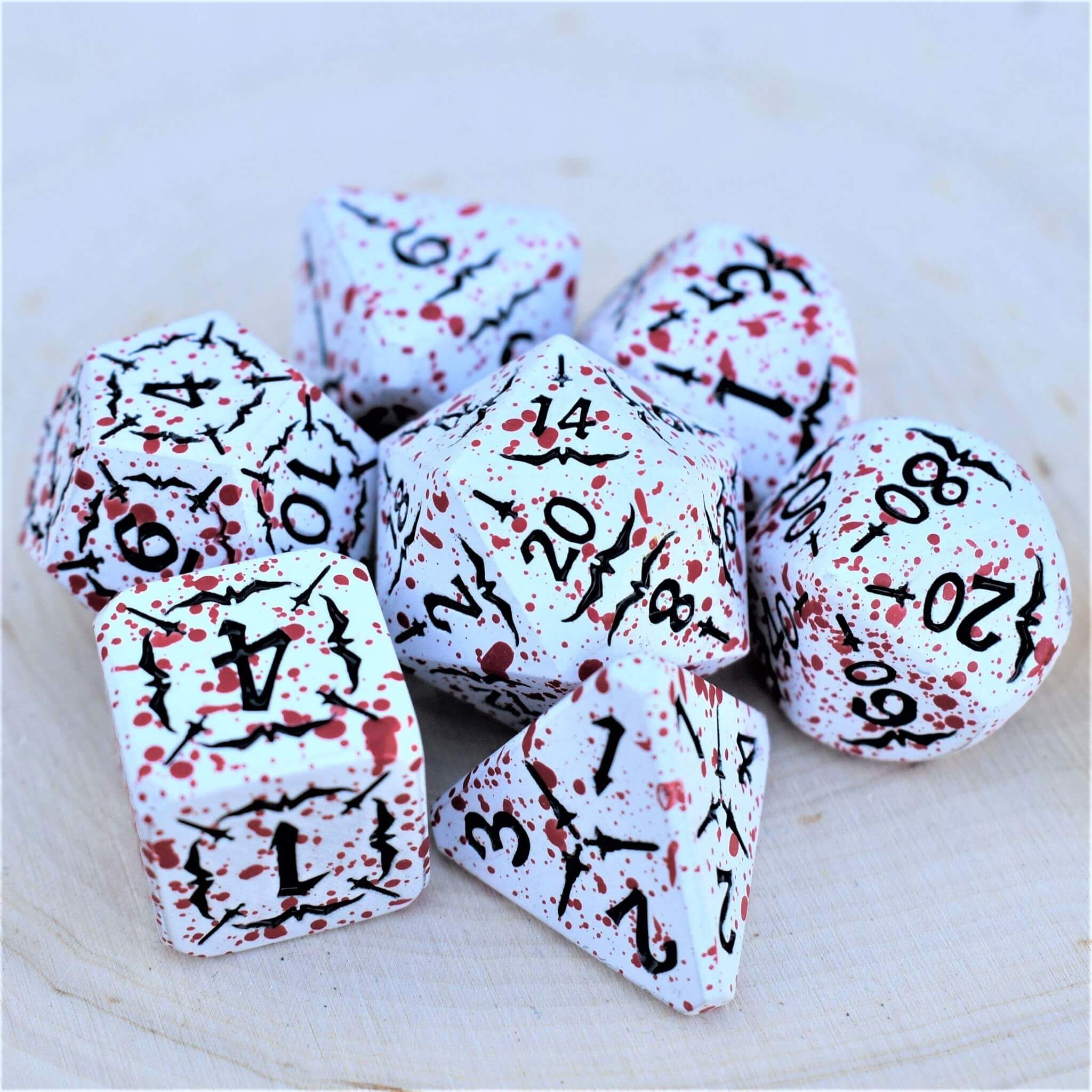 The Sword of Vlad Metal Dice Set (ONLINE ORDER ONLY)