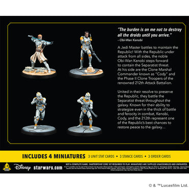 Star Wars Shatterpoint: Hello There - General Obi-Wan Kenobi Squad Pack (ONLINE ORDER ONLY)