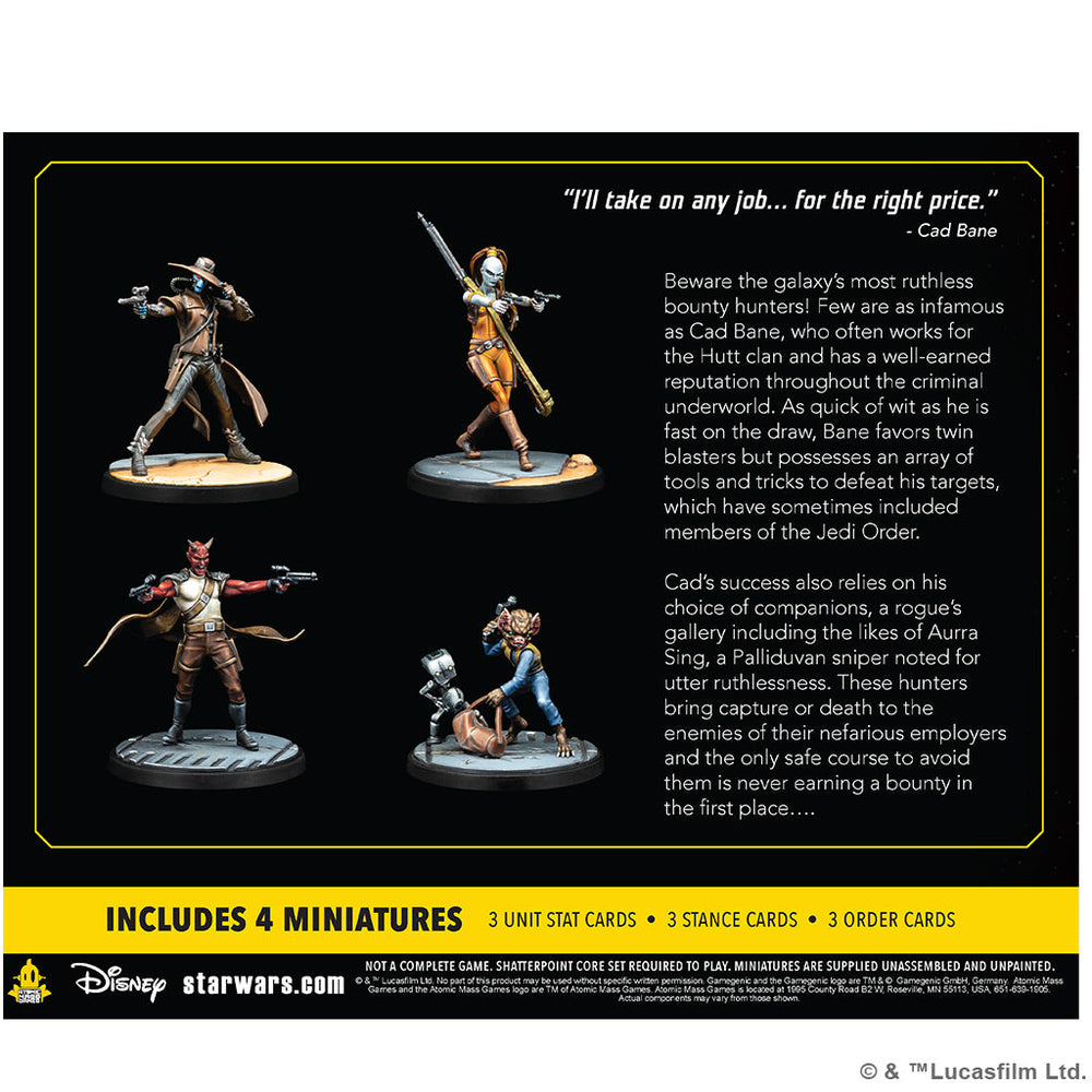 Star Wars Shatterpoint: Fistful of Credits - Cad Bane Squad Pack (ONLINE ORDER ONLY)