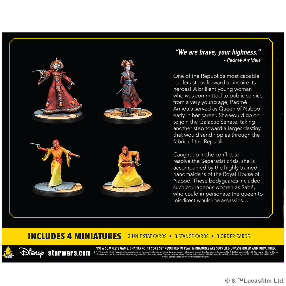Star Wars Shatterpoint: We Are Brave - Padme Amidala Squad Pack (ONLINE ORDER ONLY)
