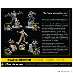 Star Wars Shatterpoint: Clone Force 99 Squad Pack (ONLINE ORDER ONLY)