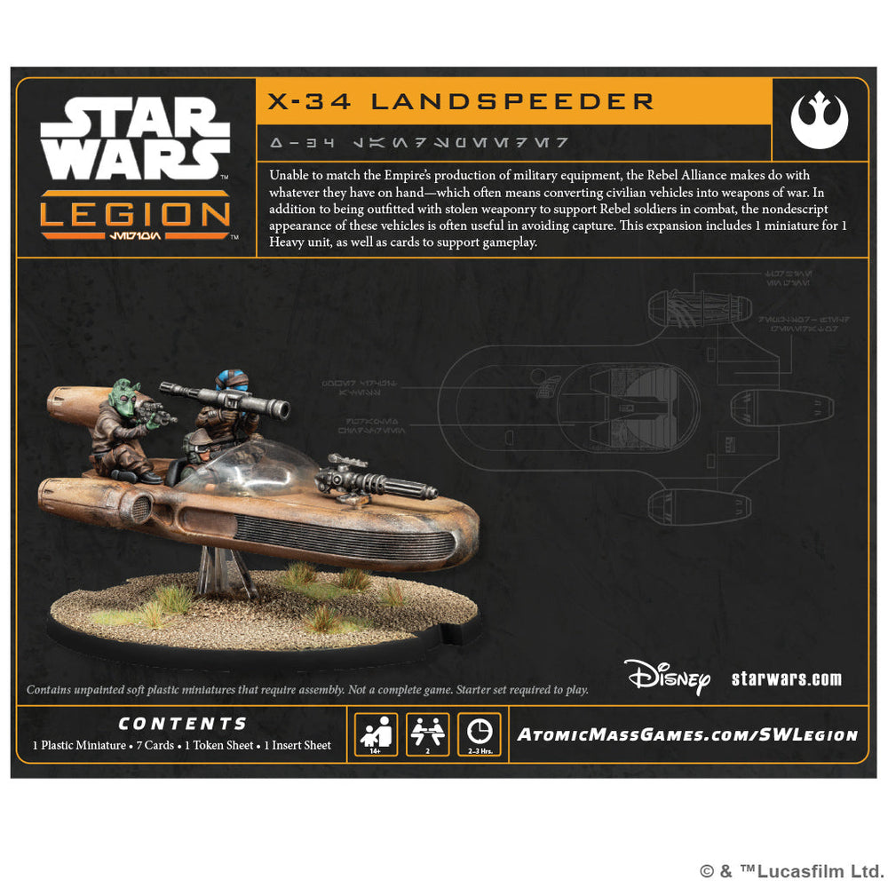 Star Wars: Legion – X-34 Landspeeder