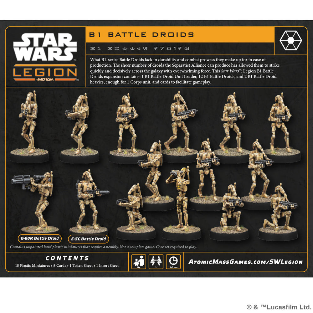 Star Wars Legion: B1 Battle Droids (ONLINE ORDER ONLY)