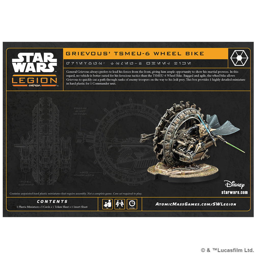 Star Wars Legion: General Grievous' TSMEU-6 Wheel Bike (ONLINE ORDER ONLY)