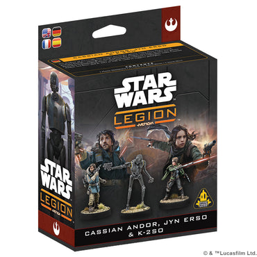 Star Wars: Legion - Cassian Andor, Jyn Erso & K-2SO (ONLINE ORDER ONLY)