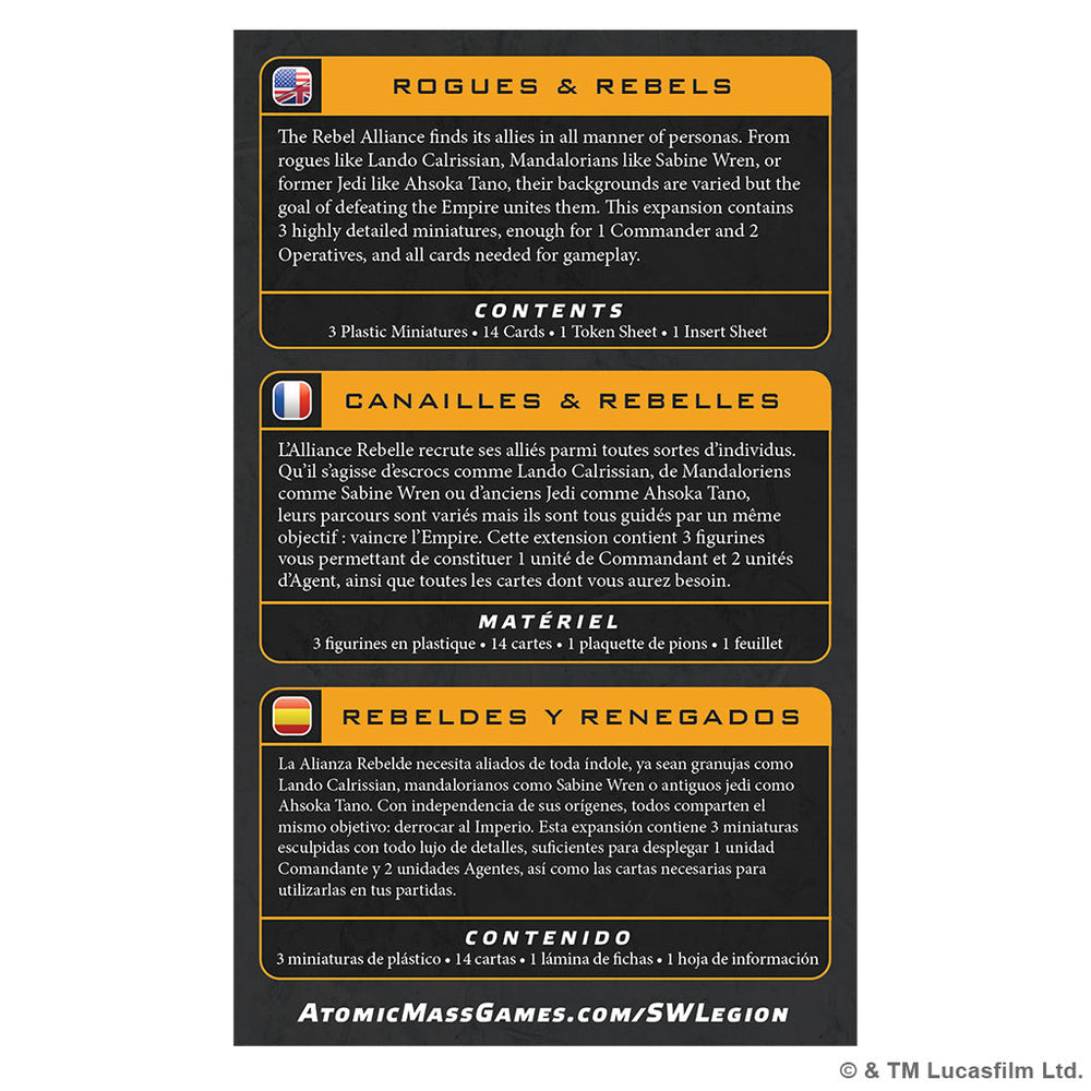 Star Wars: Legion – Rogues & Rebels