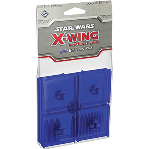 Star Wars X-Wing 1st Edition: Blue Bases and Pegs (ONLINE ORDER ONLY)