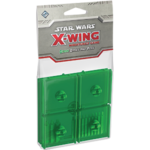 Star Wars X-Wing 1st Edition: Green Bases and Pegs (ONLINE ORDER ONLY)