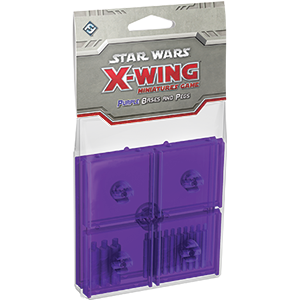 Star Wars X-Wing 1st Edition: Purple Bases and Pegs (ONLINE ORDER ONLY)