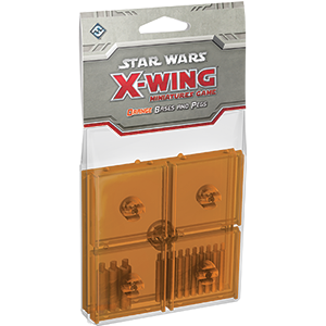 Star Wars X-Wing 1st Edition: Orange Bases and Pegs (ONLINE ORDER ONLY)