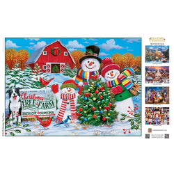 Season's Greetings - Tree Farm 1000 Piece Jigsaw Puzzle (ONLINE ORDER ONLY)