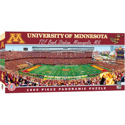 Minnesota Golden Gophers - 1000 Piece Panoramic Jigsaw Puzzle - Daytime (ONLINE ORDER ONLY)