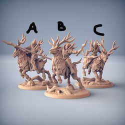 3D Printed Artisan Guild Sylvan Stag Rider Sylvan Knights 28mm 32mm (Online Only)