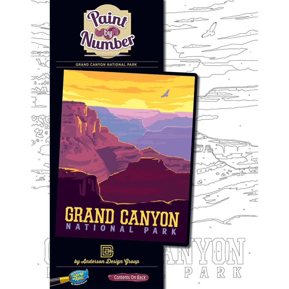 National Parks - Grand Canyon Paint by Number (ONLINE ORDER ONLY)