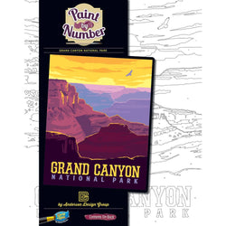 National Parks - Grand Canyon Paint by Number (ONLINE ORDER ONLY)