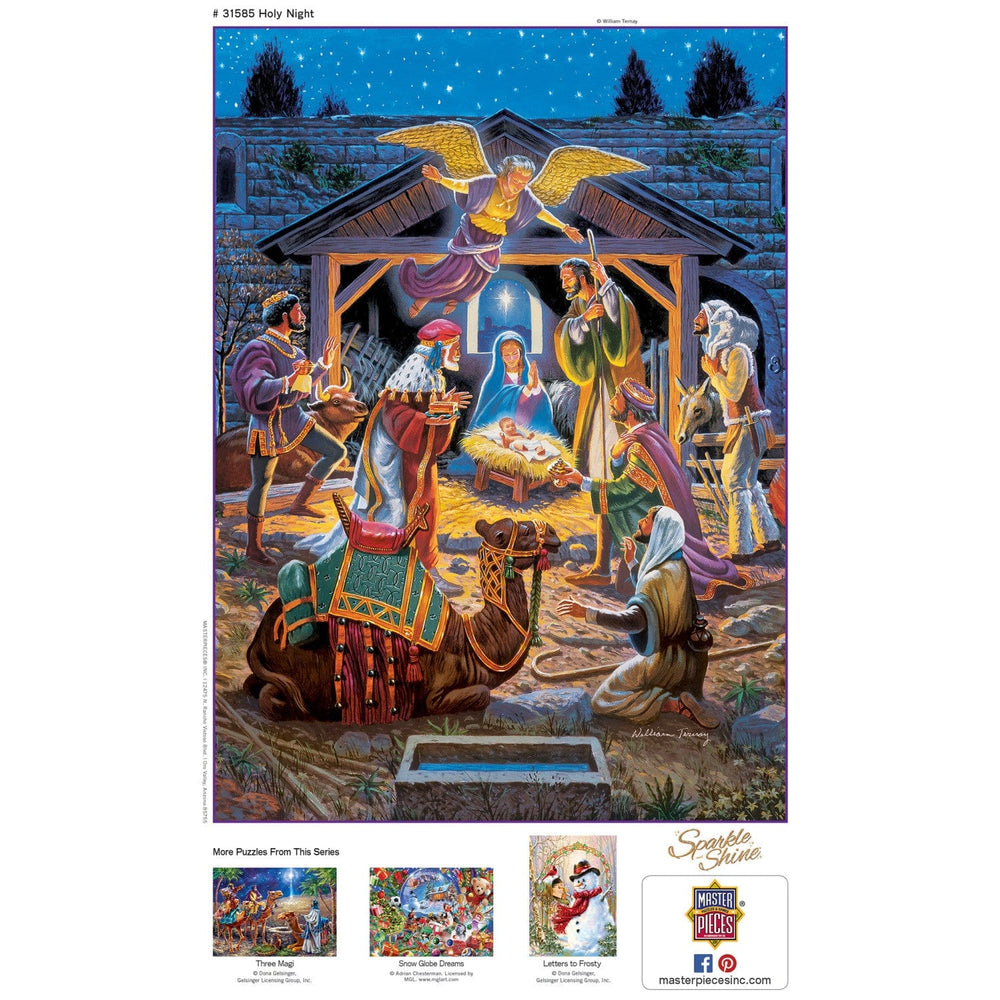 Sparkle & Shine - Holy Night 500 Piece Glitter Jigsaw Puzzle (ONLINE ORDER ONLY)