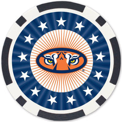 Auburn Tigers 100 Piece Poker Chips (ONLINE ORDER ONLY)