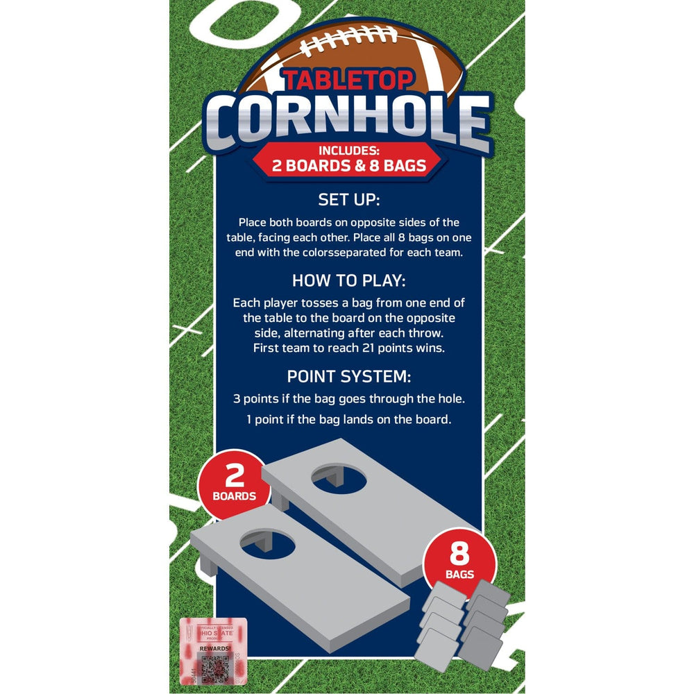 Ohio State Buckeyes - NCAA Tabletop Cornhole (ONLINE ORDER ONLY)