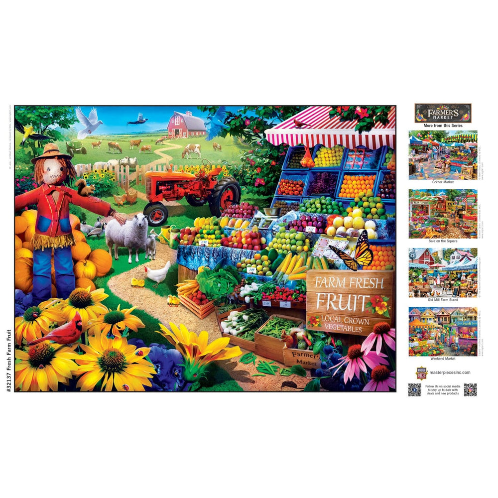 Farmer's Market - Fresh Farm Fruit 750 Piece Jigsaw Puzzle (ONLINE ORDER ONLY)