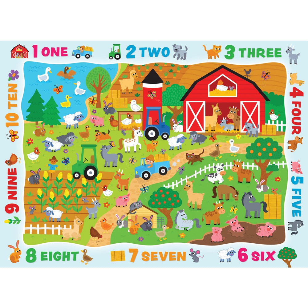 Hide & Seek - Counting on the Farm 48 Piece Jigsaw Puzzle (ONLINE ORDER ONLY)