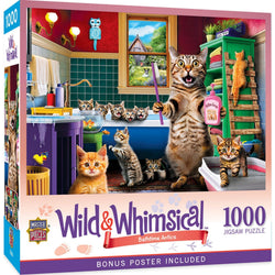Wild & Whimsical - Bathtime Antics 1000 Piece Jigsaw Puzzle (ONLINE ORDER ONLY)