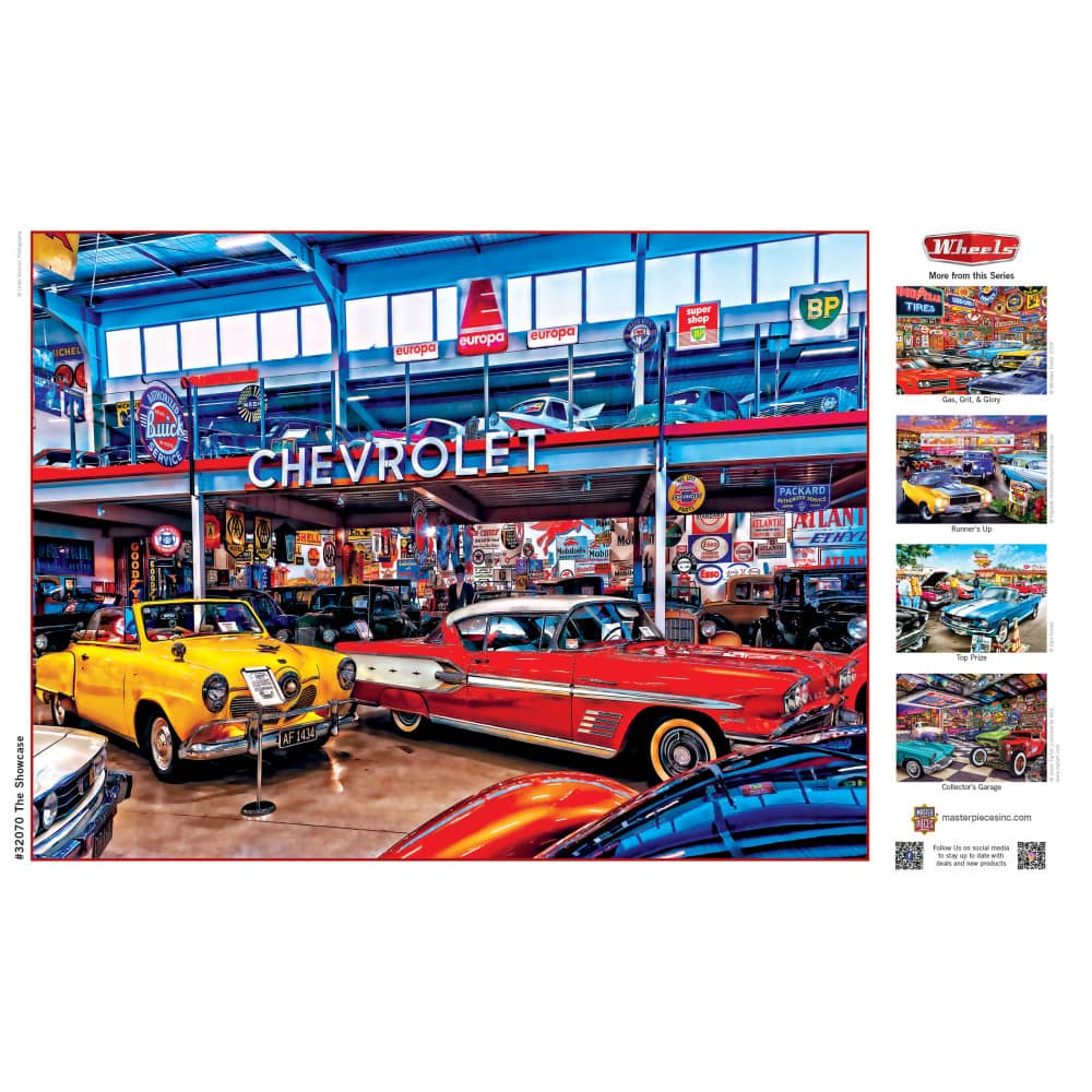 Wheels - The Showcase 750 Piece Jigsaw Puzzle