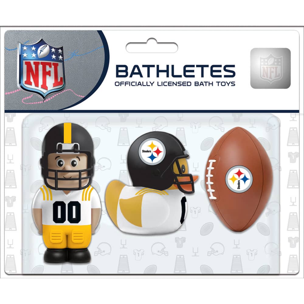 Bathletes - Pittsburgh Steelers NFL Bath Toys (ONLINE ORDER ONLY)