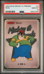 2023 KAKAWOW HOTBOX MICKEY & FRIENDS CHEERFUL TIMES PETE 13 PSA 10 (Online Order Only)