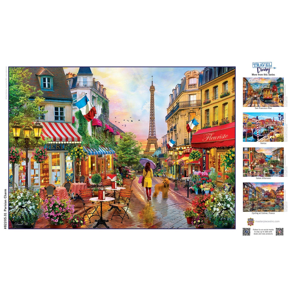 Travel Diary - Parisian Charm 500 Piece Jigsaw Puzzle (ONLINE ORDER ONLY)