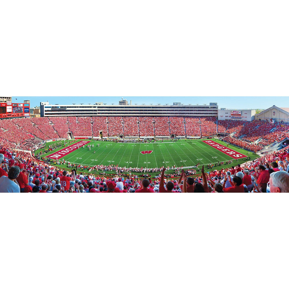 Wisconsin Badgers - 1000 Piece Panoramic Jigsaw Puzzle - Center View (ONLINE ORDER ONLY)
