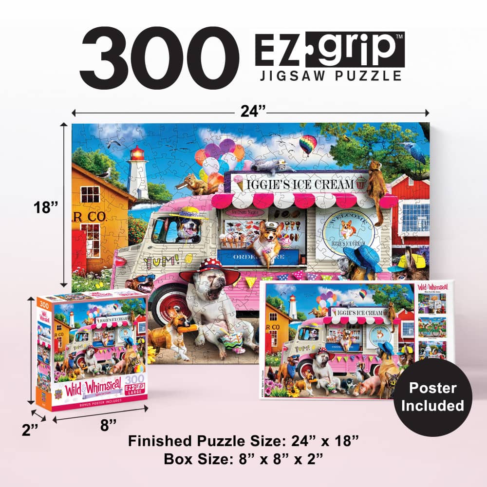 Wild & Whimsical - Iggy's Ice Cream 300 Piece EZ Grip Jigsaw Puzzle