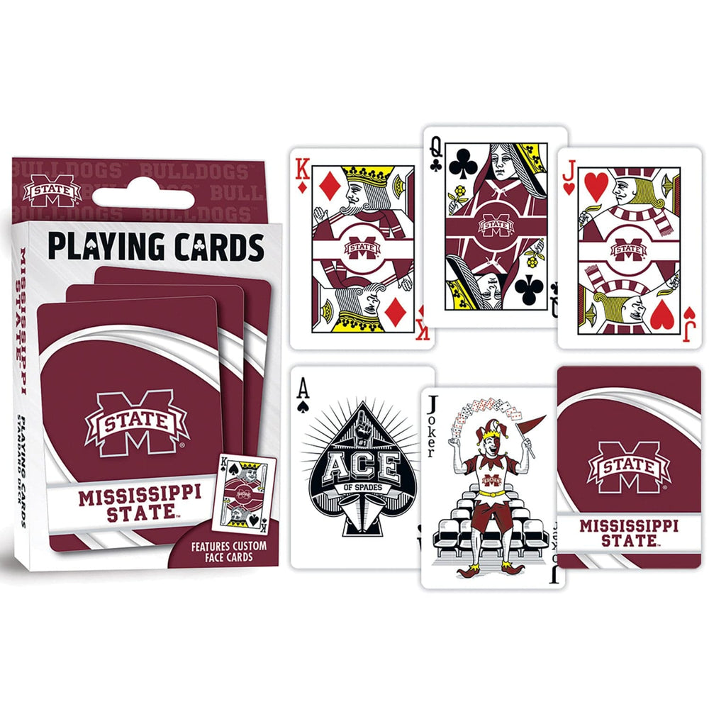 Mississippi State Bulldogs Playing Cards - 54 Card Deck (ONLINE ORDER ONLY)