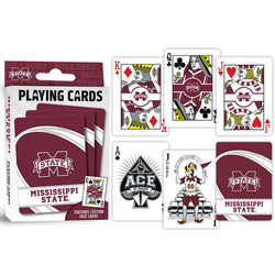 Mississippi State Bulldogs Playing Cards - 54 Card Deck (ONLINE ORDER ONLY)