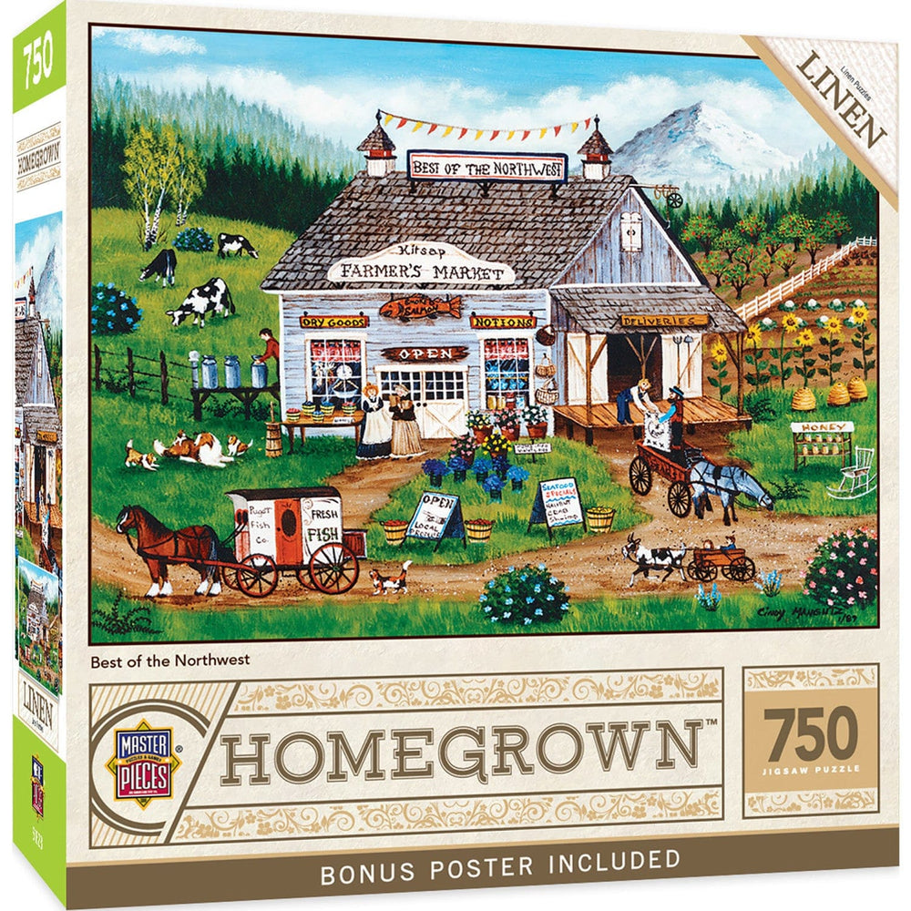 Homegrown - Best of the Northwest 750 Piece Jigsaw Puzzle (ONLINE ORDER ONLY)