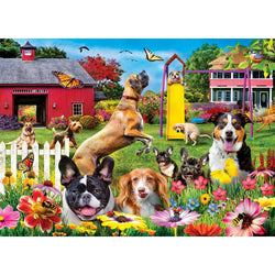 Wild & Whimsical - Dog Gone Good Day 1000 Piece Jigsaw Puzzle (ONLINE ORDER ONLY)