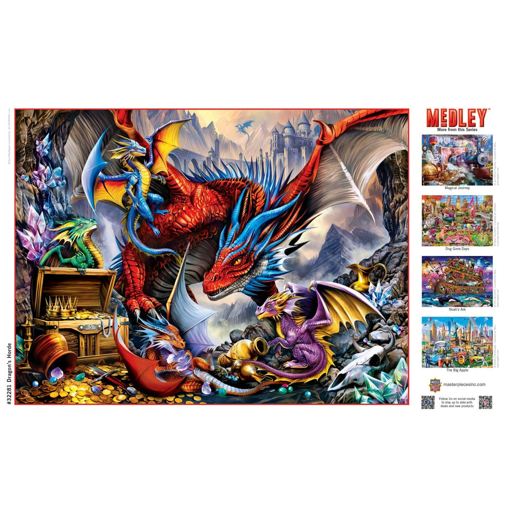 Medley - Dragon's Horde 300 Piece EZ Grip Jigsaw Puzzle (ONLINE ORDER ONLY)