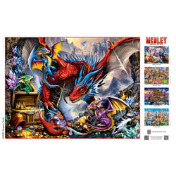 Medley - Dragon's Horde 300 Piece EZ Grip Jigsaw Puzzle (ONLINE ORDER ONLY)