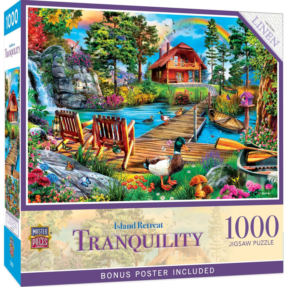 Tranquility - Island Retreat 1000 Piece Jigsaw Puzzle (ONLINE ORDER ONLY)