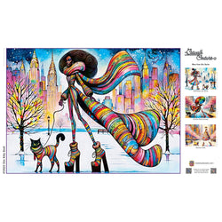 Catwalk Couture - Chic Kitty Stroll 1000 Piece Jigsaw Puzzle (ONLINE ORDER ONLY)