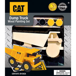 CAT - Caterpillar Dump Truck Wood Craft & Paint Kit (ONLINE ORDER ONLY)