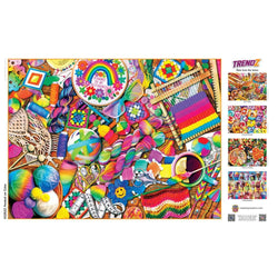 Trendz - Hooked on Color 300 Piece EZ Grip Jigsaw Puzzle (ONLINE ORDER ONLY)
